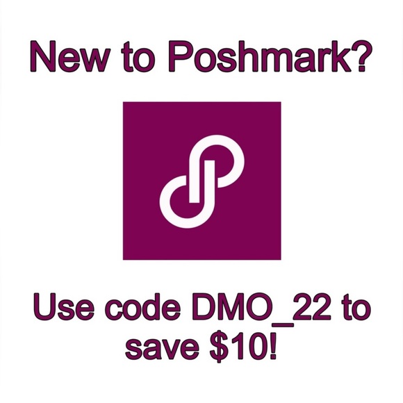 Save $10 on your first Poshmark purchase with code DMO_22 or use QR code - Picture 2 of 3